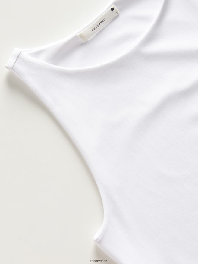 Reserved Women Sleeveless Bodysuit P6H08T125 Apparel White