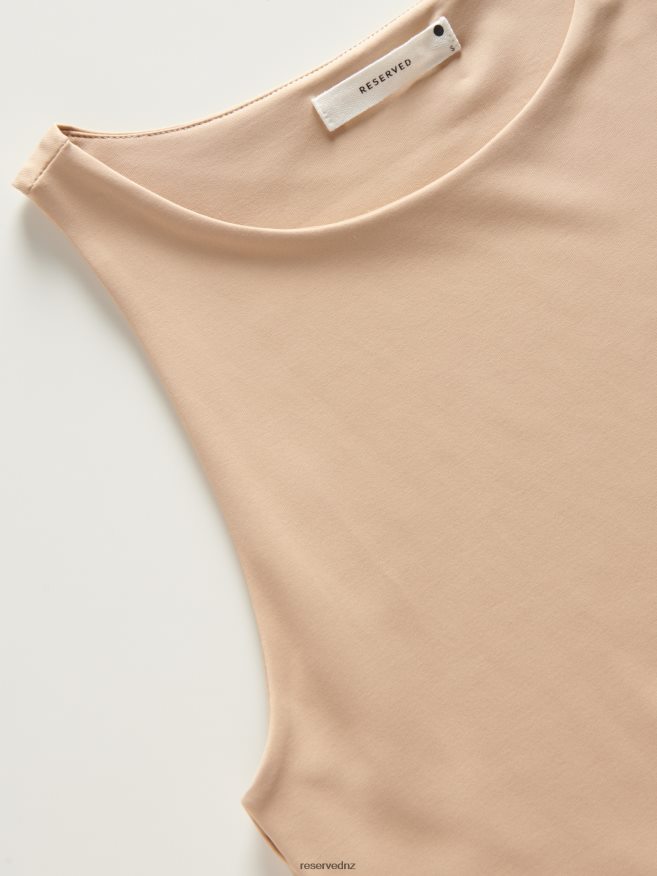Reserved Women Sleeveless Bodysuit P6H08T501 Apparel Nude