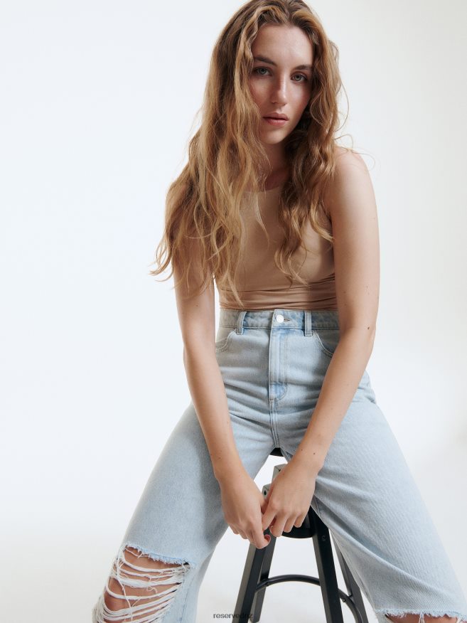 Reserved Women Slim Fit Body P6H08T399 Apparel Nude