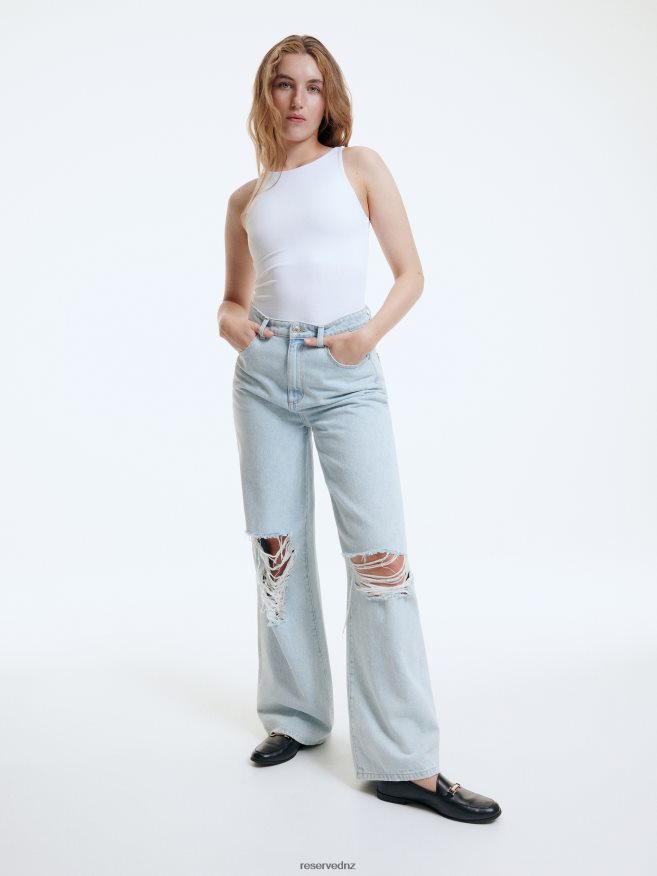 Reserved Women Slim Fit Body P6H08T435 Apparel White