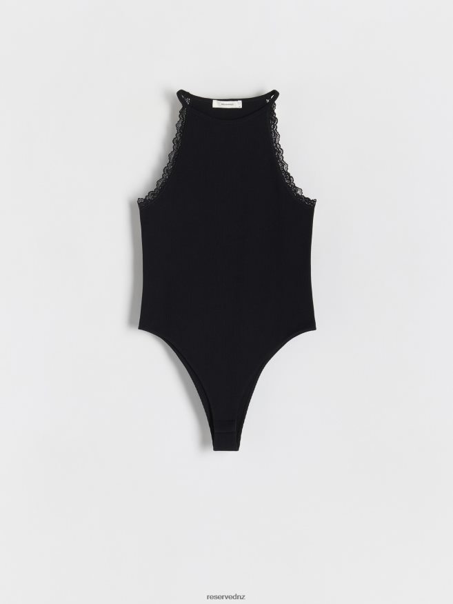 Reserved Women Slim Fit Body P6H08T495 Apparel Black