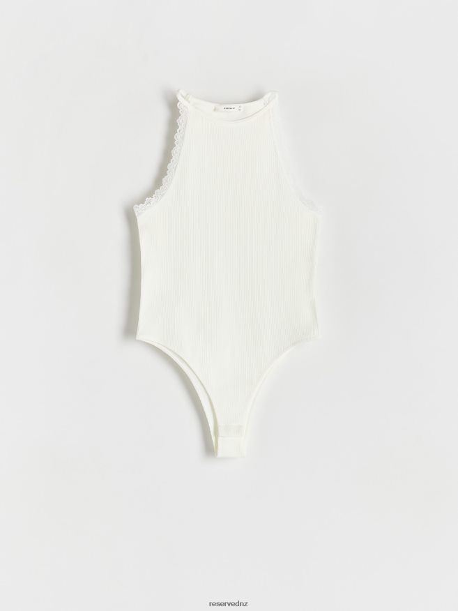 Reserved Women Slim Fit Body P6H08T496 Apparel Cream