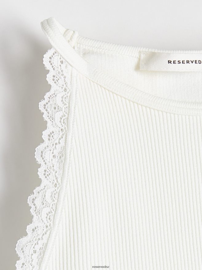 Reserved Women Slim Fit Body P6H08T496 Apparel Cream