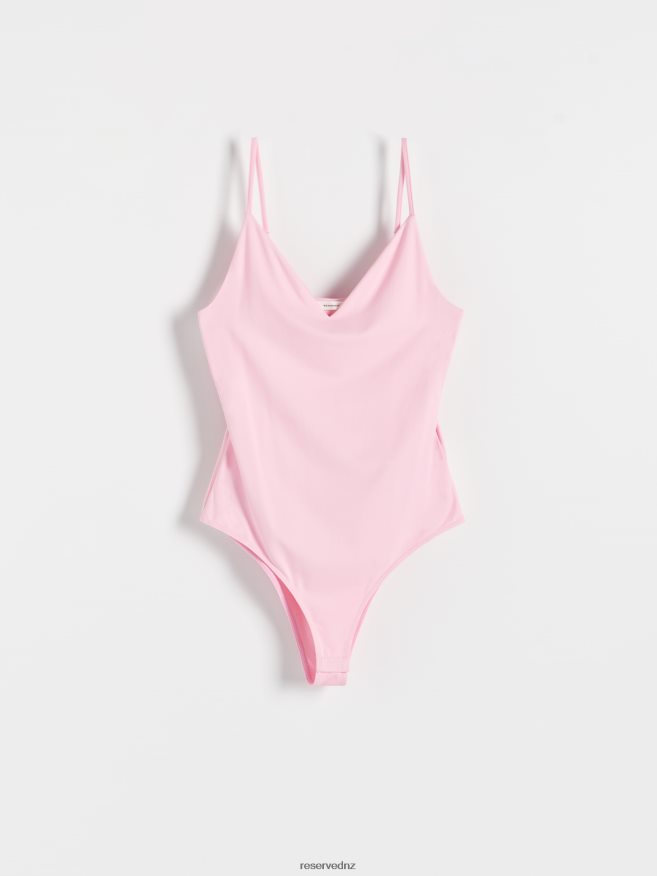 Reserved Women Slim Fit Body P6H08T522 Apparel Pastel Pink