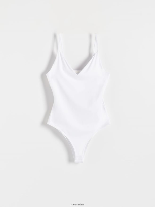 Reserved Women Slim Fit Body P6H08T531 Apparel White