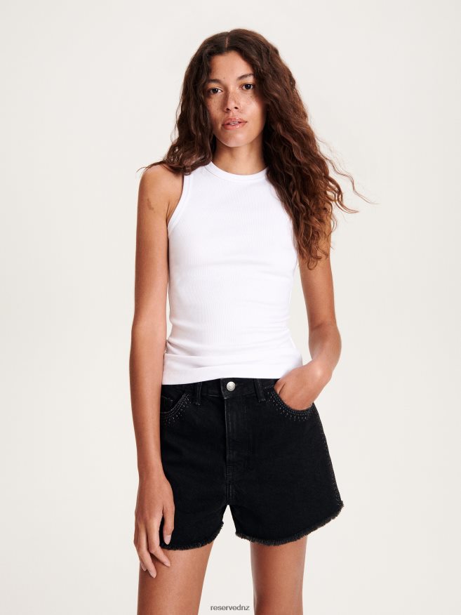 Reserved Women Slim Fit Top P6H08T419 Apparel White