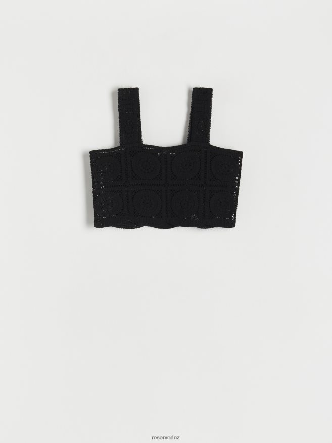 Reserved Women Top P6H08T524 Apparel Black