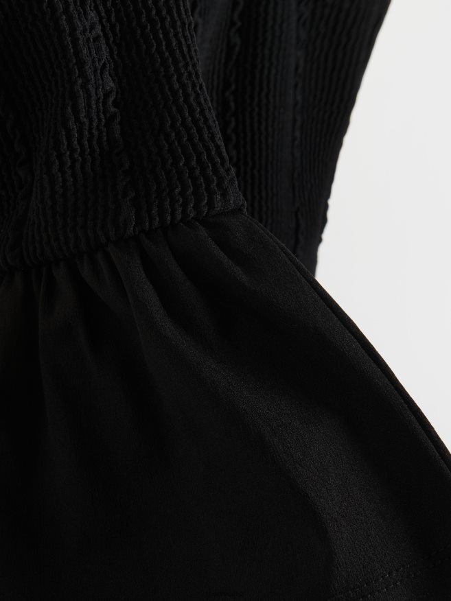 Reserved Women Top With Overskirt P6H08T480 Apparel Black