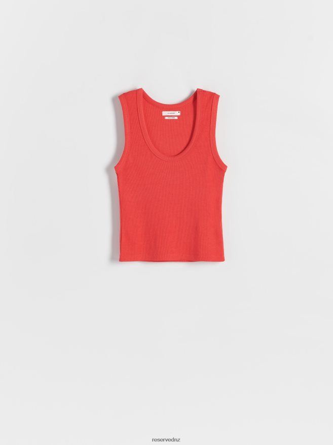 Reserved Women Viscose Blend Top P6H08T494 Apparel Red