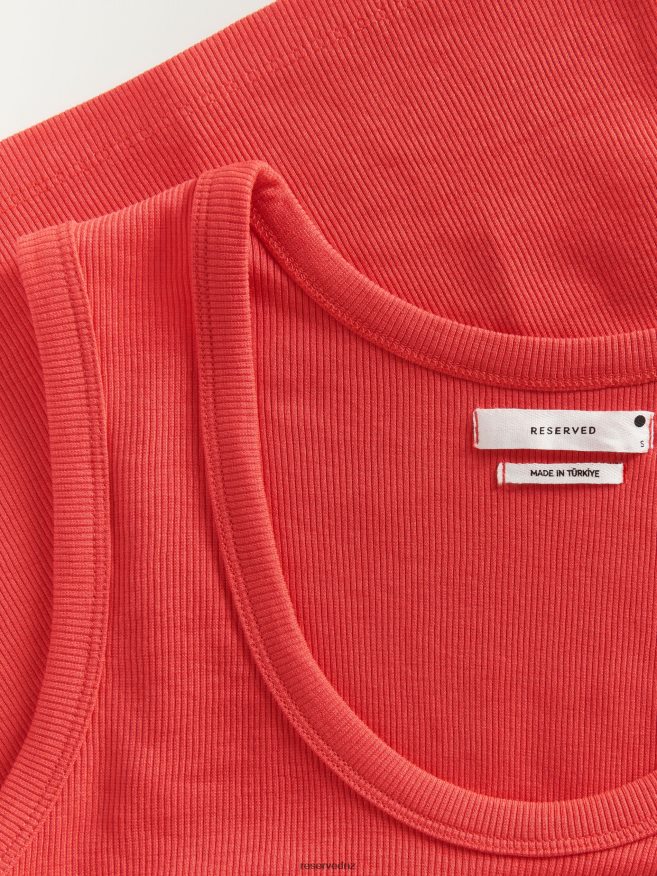 Reserved Women Viscose Blend Top P6H08T494 Apparel Red