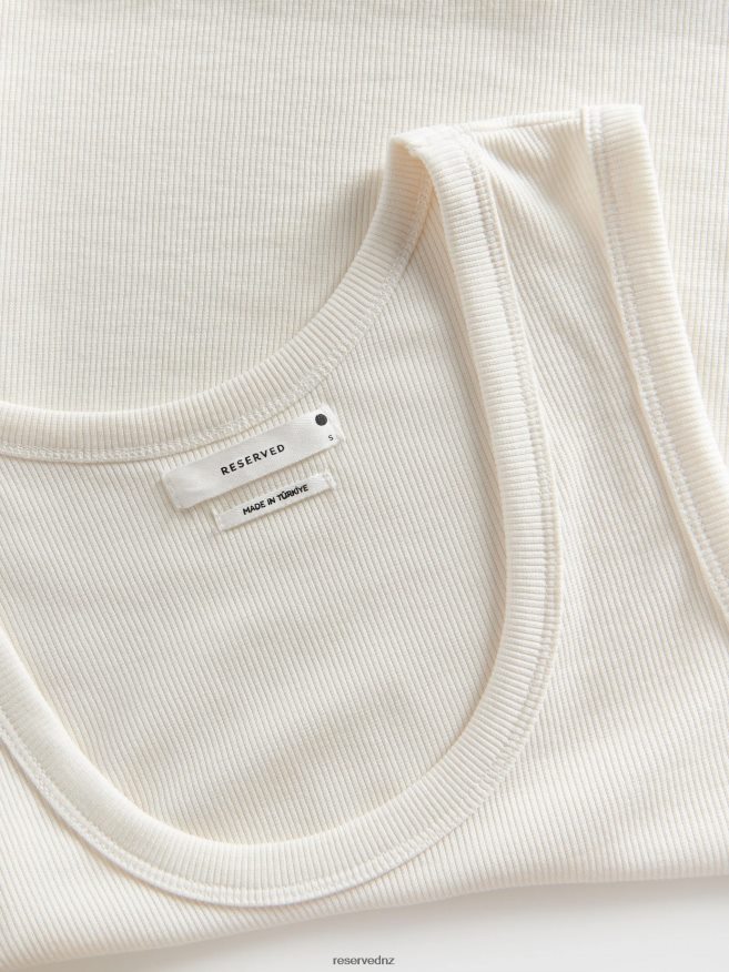 Reserved Women Viscose Blend Top P6H08T502 Apparel Cream