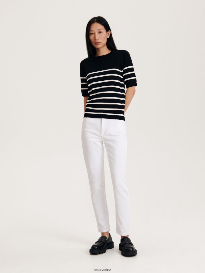 Reserved Women Viscose Rich Top P6H08T294 Apparel White