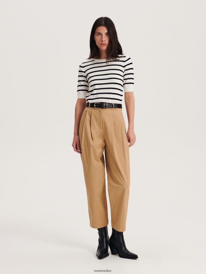 Reserved Women Viscose Rich Top P6H08T302 Apparel White