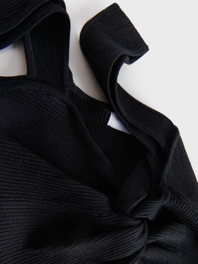 Reserved Women Viscose Rich Top P6H08T326 Apparel Black