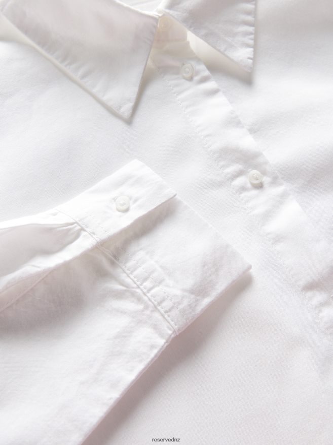 Reserved Women Cotton Shirt P6H08T295 Apparel White