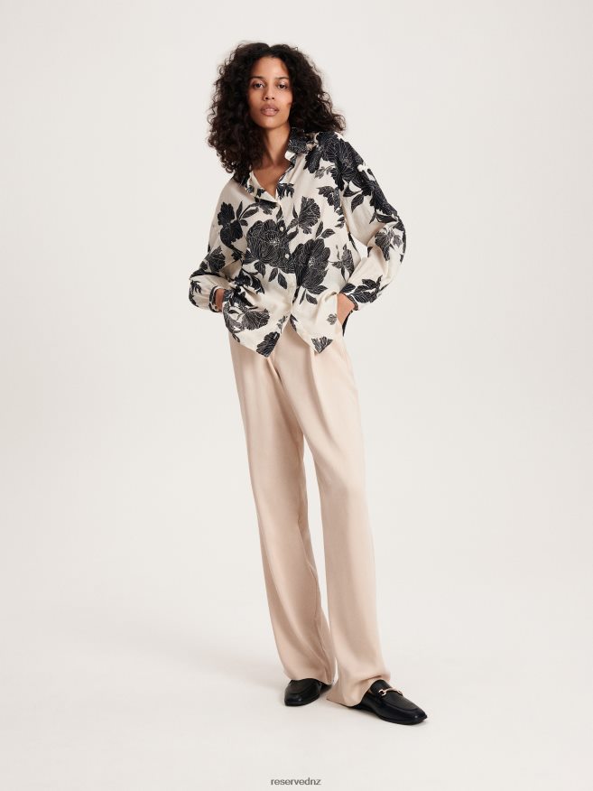 Reserved Women Patterned Shirt P6H08T79 Apparel Multicolor