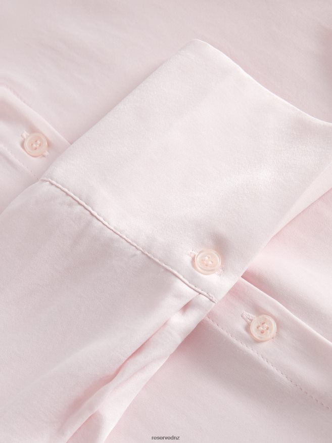 Reserved Women Viscose Shirt P6H08T129 Apparel Pastel Pink