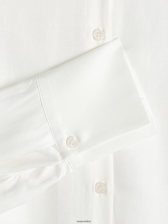 Reserved Women Viscose Shirt P6H08T307 Apparel Cream