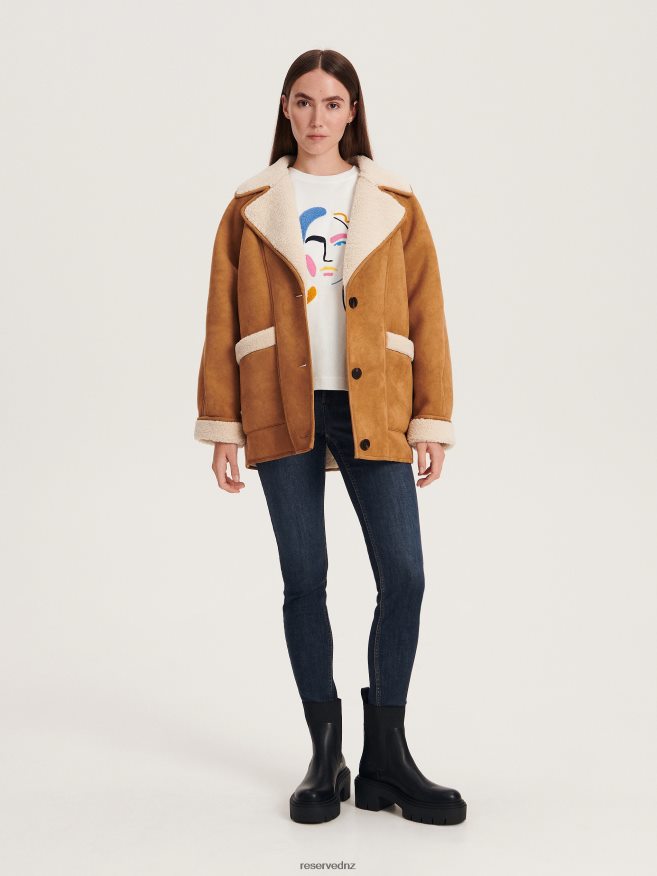 Reserved Women Cotton T-Shirt P6H08T375 Apparel Multicolor