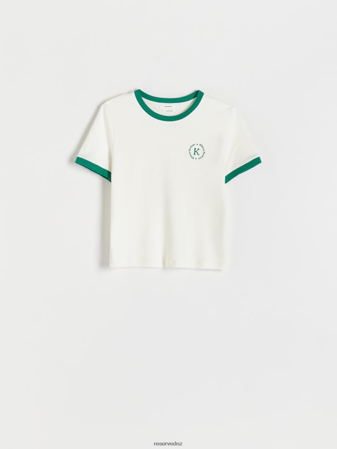 Reserved Women Cotton T-Shirt P6H08T468 Apparel Nude