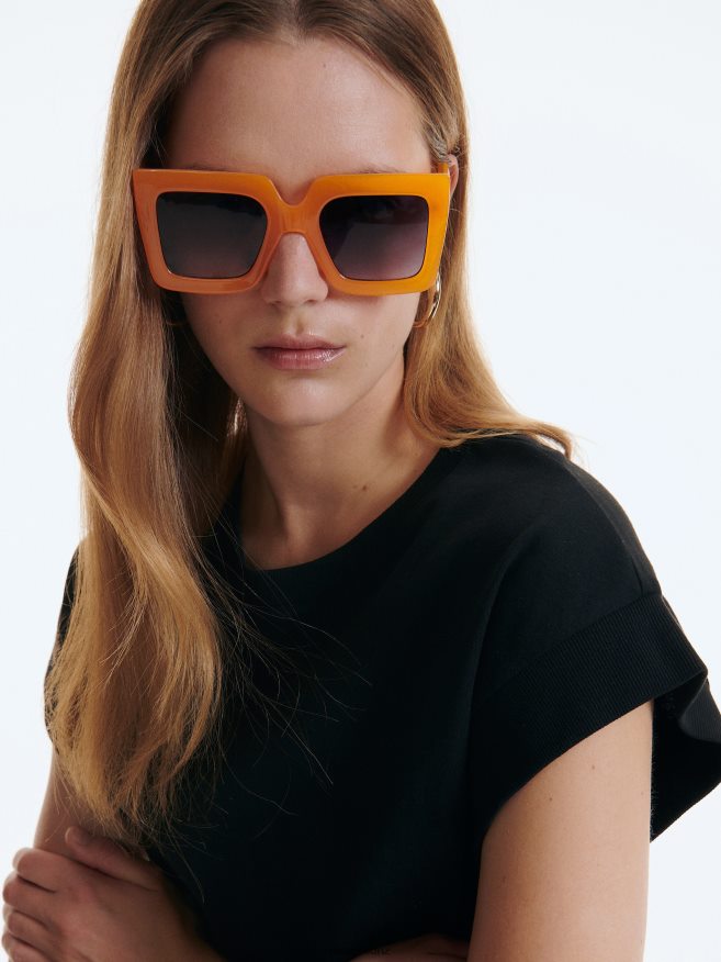 Reserved Women Kimono T-Shirt P6H08T472 Apparel Black