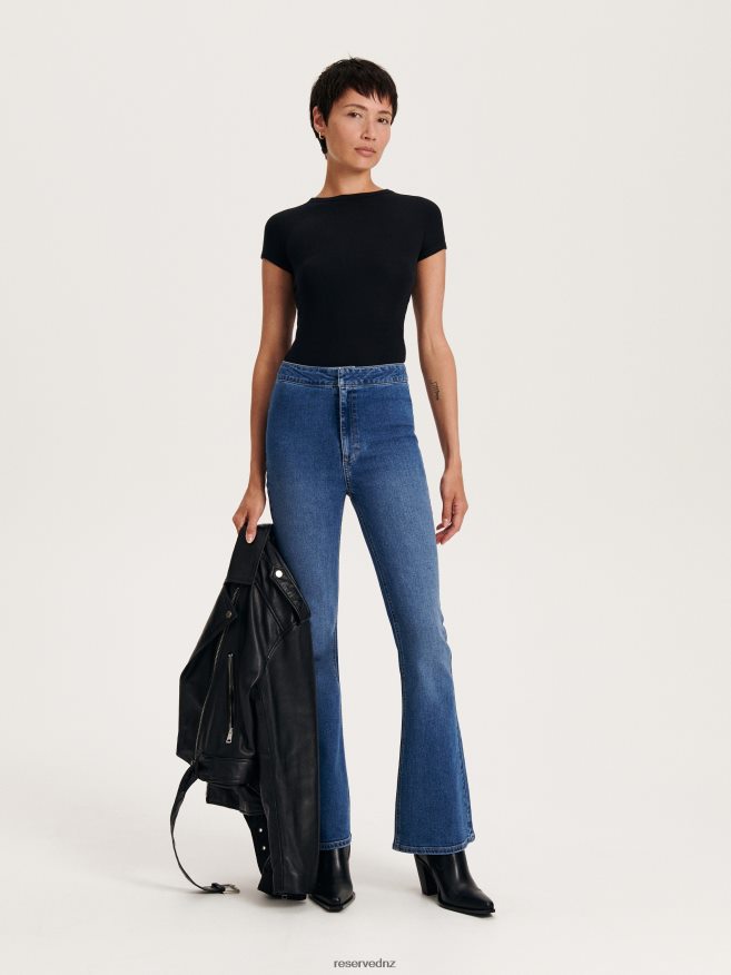 Reserved Women Modal T-Shirt P6H08T386 Apparel Black