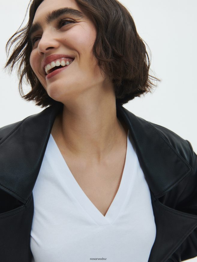 Reserved Women New Regular Fit T-Shirt P6H08T420 Apparel White