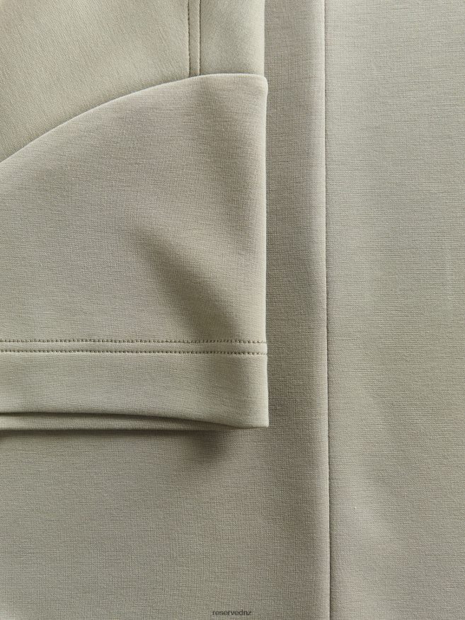 Reserved Women New Regular Fit T-Shirt P6H08T426 Apparel Brownish Green