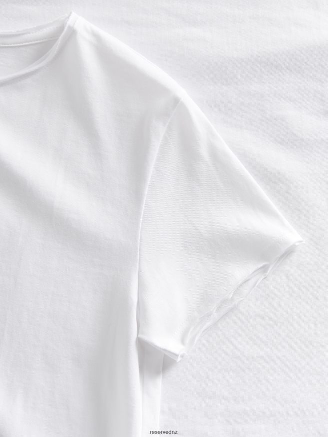 Reserved Women New Style Regular Fit T-Shirt P6H08T460 Apparel White