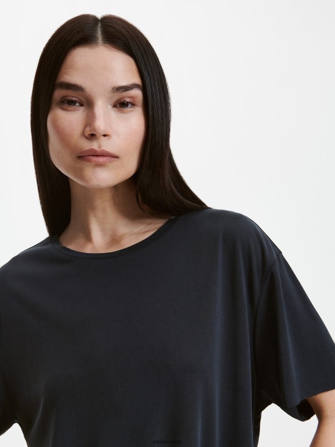 Reserved Women Oversized T-Shirt P6H08T393 Apparel Dark Grey