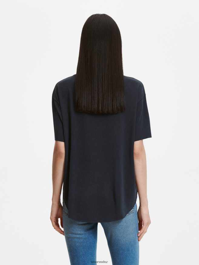 Reserved Women Oversized T-Shirt P6H08T393 Apparel Dark Grey