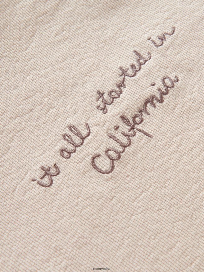 Reserved Women Printed T-Shirt P6H08T481 Apparel Beige