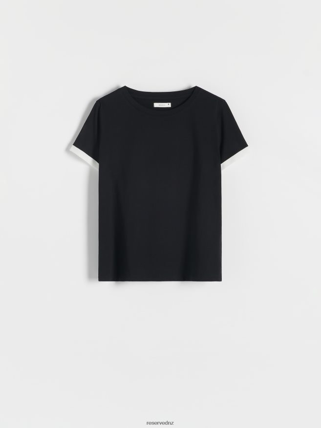 Reserved Women Regular Fit T-Shirt P6H08T392 Apparel Black