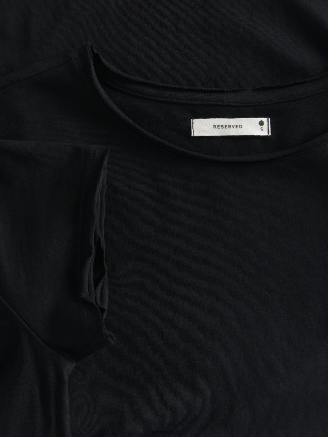 Reserved Women Regular Fit T-Shirt P6H08T417 Apparel Black