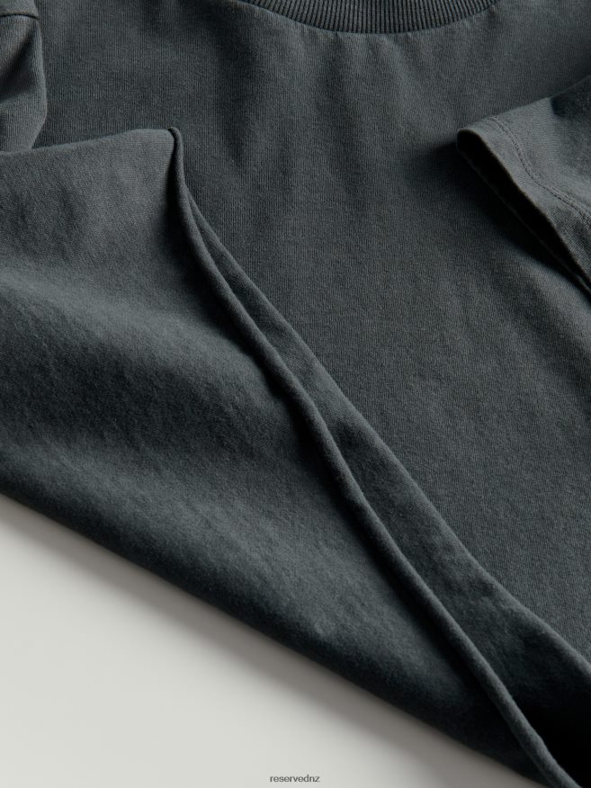 Reserved Women Short T-Shirt P6H08T488 Apparel Mid Grey