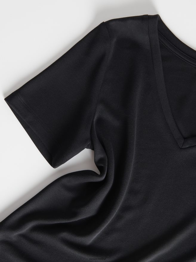 Reserved Women T-Shirt P6H08T387 Apparel Black