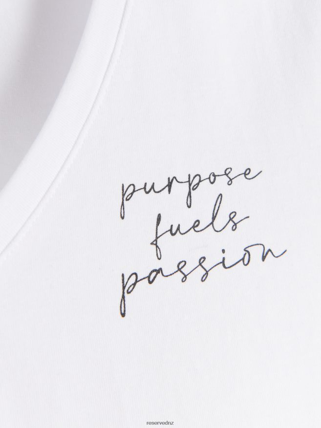 Reserved Women T-Shirt With Print P6H08T421 Apparel White