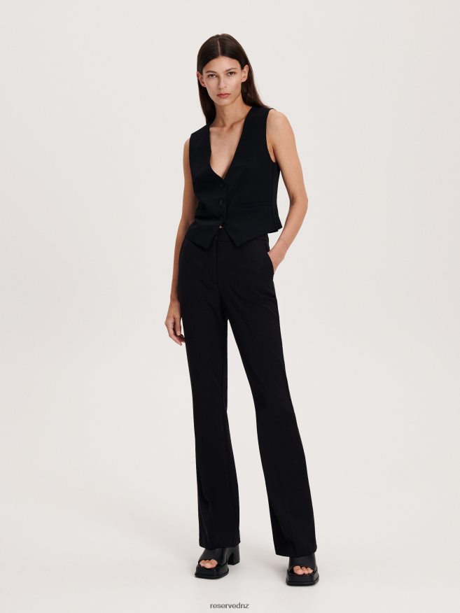 Reserved Women Suit Vest P6H08T255 Apparel Black
