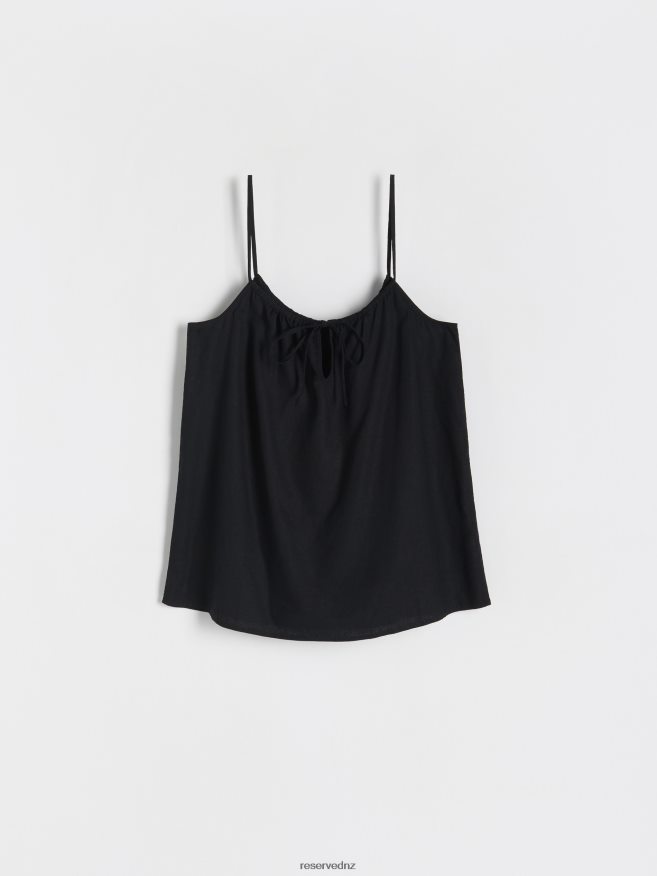 Reserved Women Viscose Blouse P6H08T49 Apparel Black