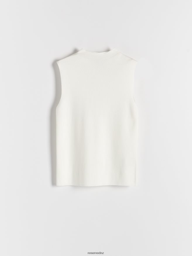 Reserved Women Viscose Rich Blouse P6H08T283 Apparel Cream