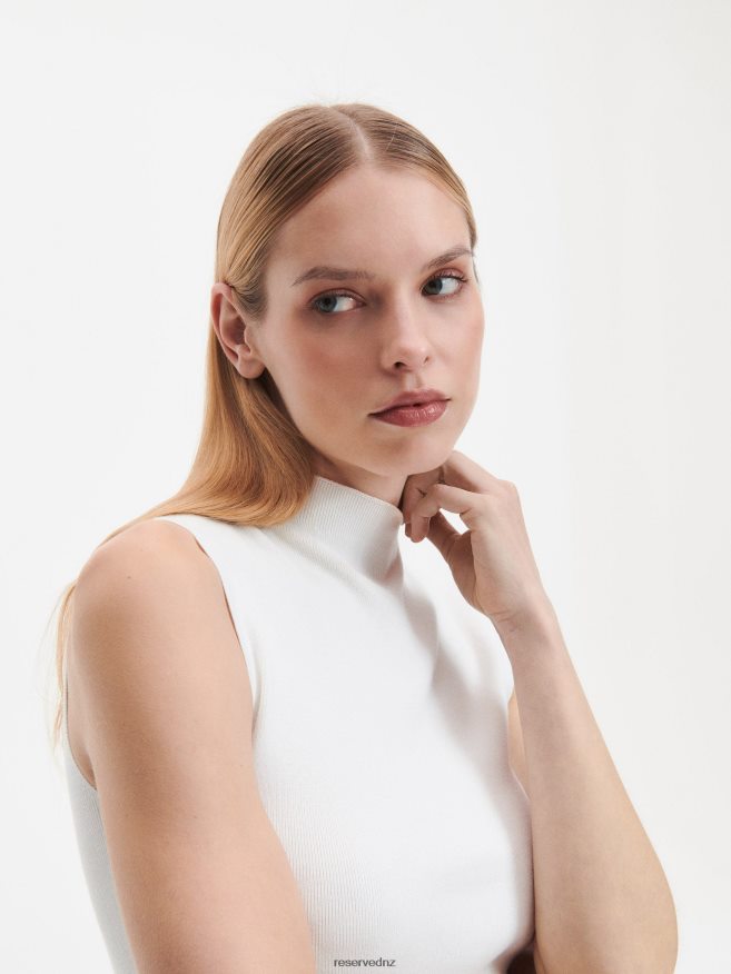 Reserved Women Viscose Rich Blouse P6H08T283 Apparel Cream